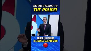 LAWYER Advice: REFUSE TALKING TO THE POLICE!