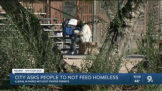 City of Tucson reminds people that handing out food at parks is illegal