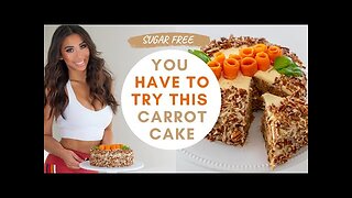 BEST EVER Healthy Carrot Cake to Cure Sugar Cravings | YOU MUST MAKE THIS