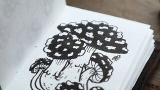 🍄 Miniature Mushroom Illustration VI 🍄