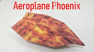 How to Make Aeroplane Phoenix (Designed by John Collins, The Paper Airplane Guy)