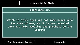 9 Minute Bible Study