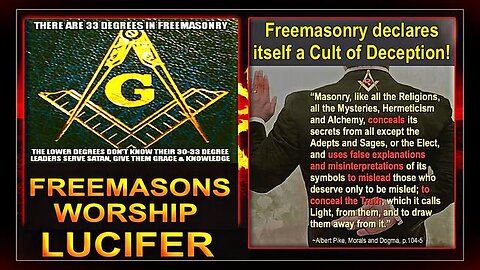 THE DEVILS UNDERGROUND: Freemasonry and its role in the Great Culling of Humanity