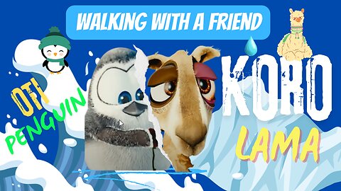 ❤️Walking with friends🐧 | Kid Cartoons | Baby Cartoons| Llama