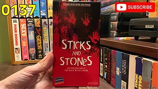 [0137] STICKS AND STONES (1999) VHS INSPECT #sticksandstones #sticksandstonesVHS #blairwitchproject]