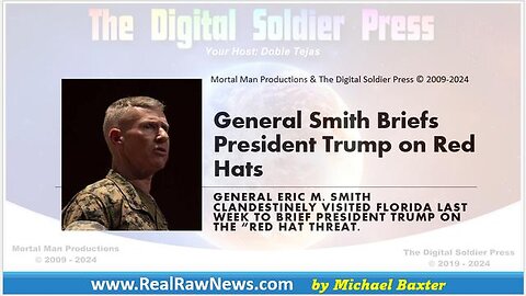 General Smith Briefs President Trump on Red Hats
