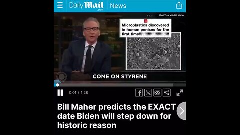 Bill Maher predicts when Creepy Joe will step down 😂😂😂