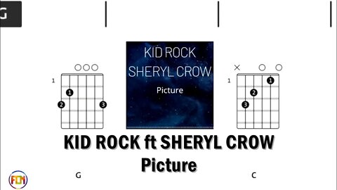 KID ROCK ft SHERYL CROW Picture GUITAR CHORDS & LYRICS