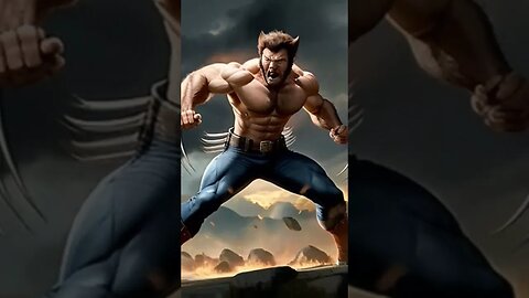 Wolverine #wolverine #ai #animation #art #shorts