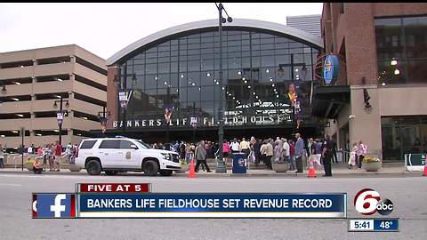 Revenue record set for Bankers Life Fieldhouse