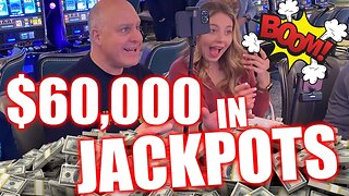 😱 MASSIVE! I Won $60,000 PLAYING SLOT MACHINES at the CASINO 😷 TOP 10 MUST SEE JACKPOTS