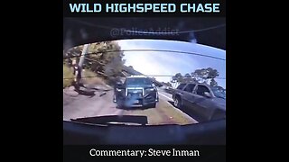 Wild highspeed chase becomes a cluster f*ck