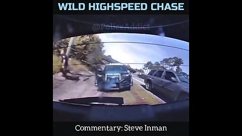 Wild highspeed chase becomes a cluster f*ck