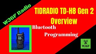 Tidradio TD-H8 2nd Gen Overview And Bluetooth Programming