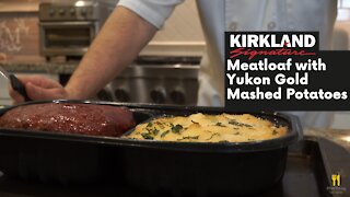 Kirkland Signature Meatloaf with Yukon Gold Mashed Potatoes | Chef Dawg