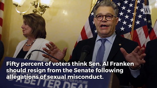 New Poll: 50 Percent of Voters Think Al Franken Should Resign as New Allegations Mount