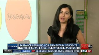 Distance learning challenges for elementary students