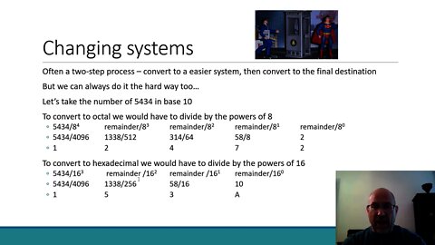 Converting between number systems