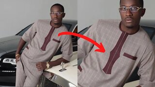 Senator placket cutting and sewing step by step tutorial