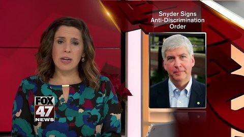 Snyder moves to bar LGBT discrimination by state contractors