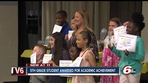 Washington Irving 5th grade students awarded for academic achievement