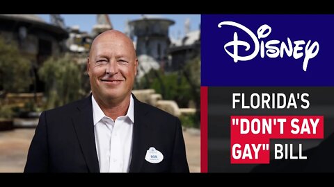 Disney CEO Bob Chapek Speaks on Florida’s “Don’t Say Gay” Bill - Child Groomers are UPSET