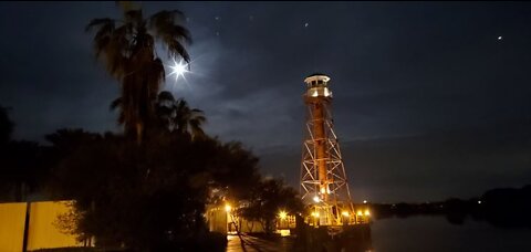 Lake Sumpter Landing, The Villages Florida. Pre dawn walk