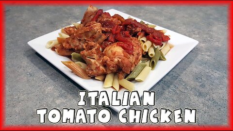 Slow Cooker Italian Tomato Chicken