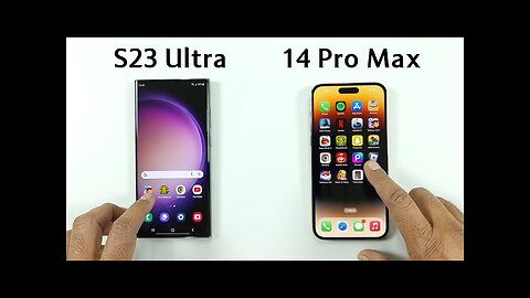 Samsung S23 Ultra vs iPhone 14 Pro Max Speed Test