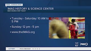 IMAG history & science center starts new hours