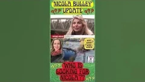🔎 MISSING WOMAN ‘NICOLA BULLEY’ ~ “WHO IS LOOKING FOR NICOLA”?? #shorts