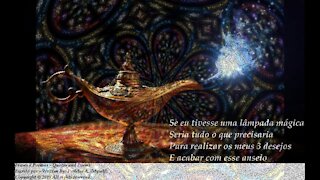 Se eu tivesse uma lâmpada mágica, desejaria o seu amor! [Poesia] [Frases e Poemas]