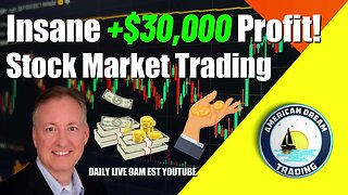 Insane +$30,000 Profit - Lifetime Member Stock Market Trading Success
