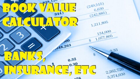 Book Value Calculator | Intrinsic Value!