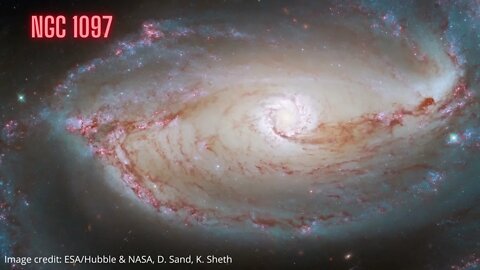 NASA Hubble Telescope Sees the "Eye" of a Colorful Galaxy (NGC 1097) | Latest Image | Latest Picture