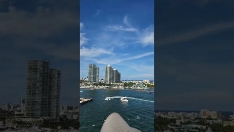 Symphony of the Seas Leaving Miami! - Part 7