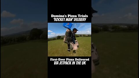 Domino's Pizza: ROCKET MAN DELIVERY Takes Off! 🚀🍕 #shorts