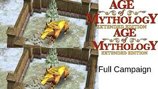 Age Of Mythology The Golden Boar Full Campaign - No Commentary (HD 60FPS)