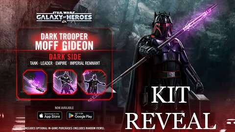 *NEW* Character Inbound: Dark Trooper Moff Gideon | Conquest Reward | Kit Reveal