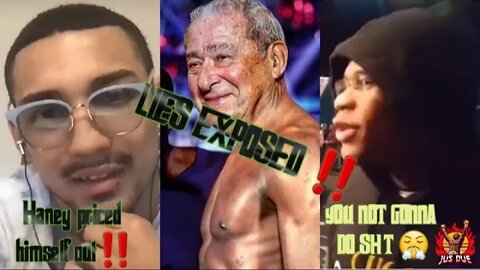 Teofimo Lopez LIES EXPOSED by OWN PROMOTER BOB ARUM about Devin Haney MEETING!! WHO'S LYING? #TWT