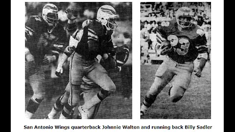 1975 WFL San Antonio Wings Football