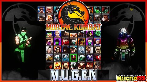 Reptile & Johnny Cage MK1 Vs. Cyber Chameleon & Cyber Sub Zero - Mortal Kombat M.U.G.E.N