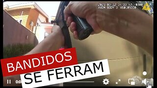 Ação policial prende bandidos que assaltavam uma casa e mantinham duas mulheres e uma criança presas