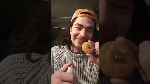 TRYING TO SMOKE OUT OF GLAZED MINI DONUTS!