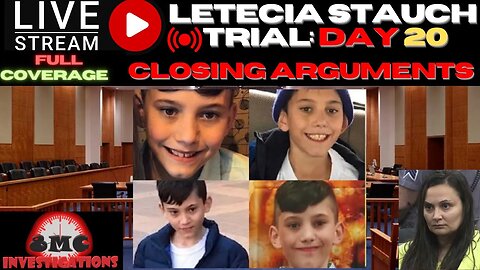 LIVE: Letecia Stauch Trial Day 20! Closing Arguments #leteciastauch