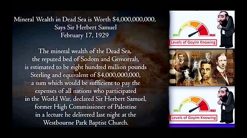 Israel UK USA Exposed Using Taxpayer Money Talmud To Commit Genocide For Mineral Wealth In Palestine