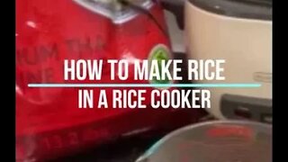 How to Make Perfect Rice in the Rice Cooker #howto #rice #cooking