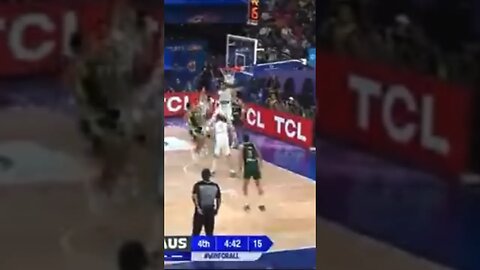 Luka Doncic Blocks teammate in FIBA World Cup basketball