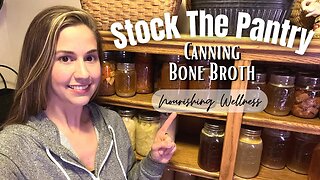 How To Can Broth | Canning Bone Broth | Pork Bone Broth