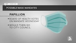 Sarpy County cities voting on mask mandates